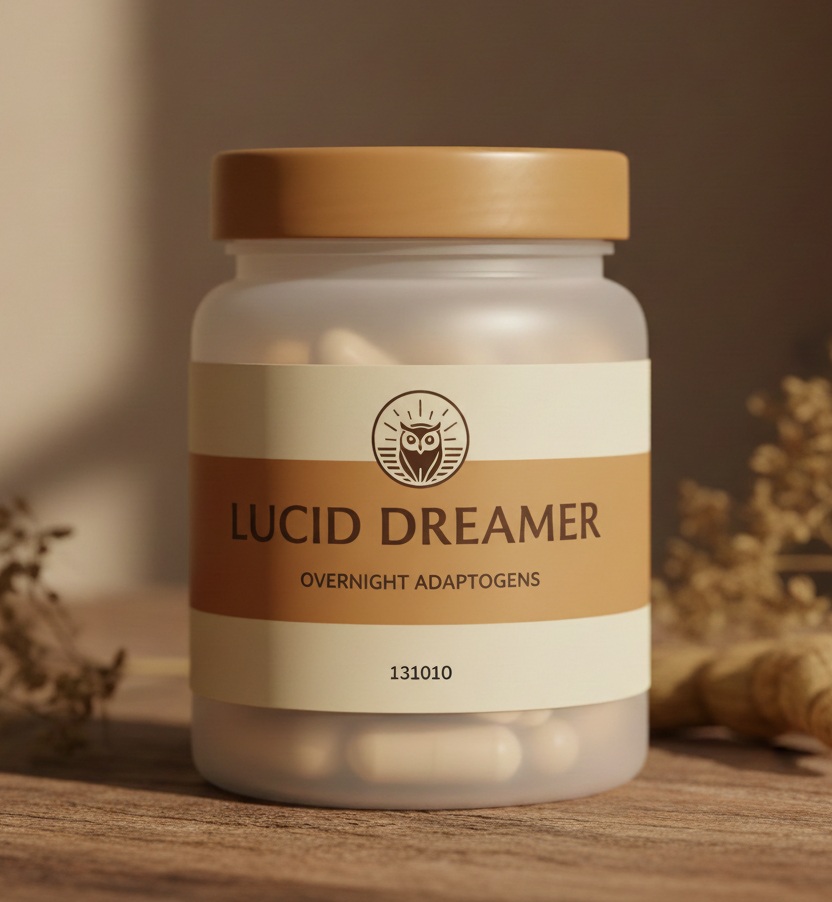 Lucid Dreamer plant-based daily complex supplement bottle